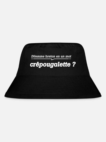 Dilemme breton crepougalette ? - Bob recyclé Stanley/Stella - noir