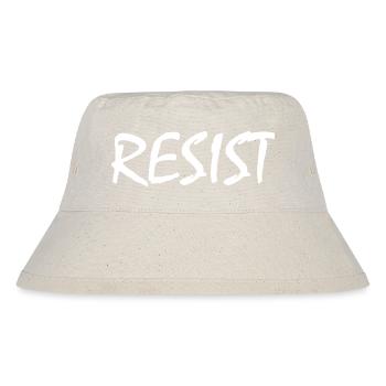 Resist - Stanley/Stella recycelter Bucket Hat - Naturweiß - Vorne