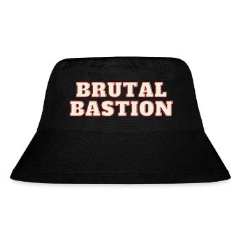 nite 12 - Stanley/Stella recycelter Bucket Hat - Schwarz - Vorne