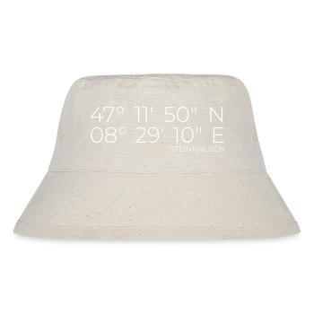 Coordinates Steinhausen Canton of Zug - Stanley/Stella Recycled Bucket Hat - natural - Front