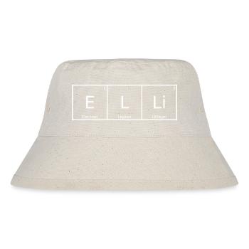 Elli Surname First Name Chemistry Periodic Table Elements - Stanley/Stella Recycled Bucket Hat - natural - Front