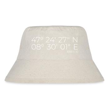 Coordinates Kreis 10 Zürich - Stanley/Stella Recycled Bucket Hat - natural - Front