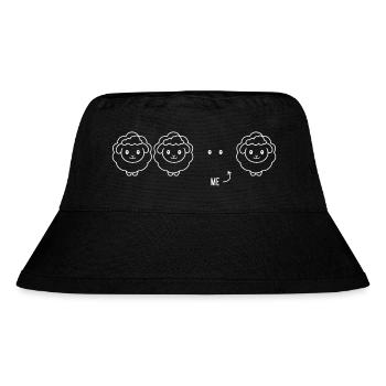 Funny Sheep - Eyes - Me - Black Sheep - Stanley/Stella Recycled Bucket Hat - black - Front