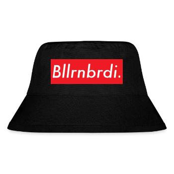 BLLRNBRDI Logo - Stanley/Stella recycelter Bucket Hat - Schwarz - Vorne