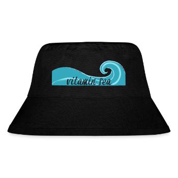 Surfer / Surfing: Vitamin Sea - Stanley/Stella Recycled Bucket Hat - black - Front