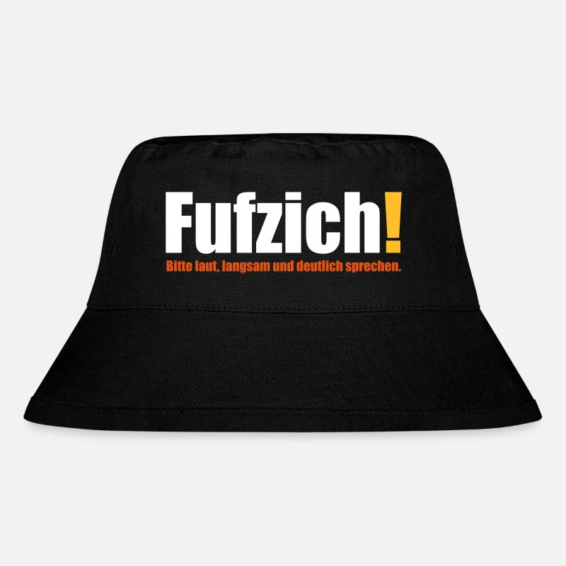 fufzisch 50 Jahre Geburtstag deutlich sprechen - Stanley/Stella recycelter Bucket Hat - Schwarz
