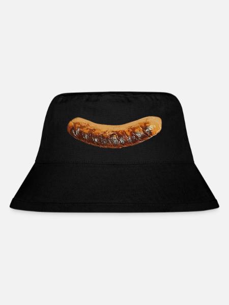 Bratwurst - Stanley/Stella recycelter Bucket Hat - Schwarz