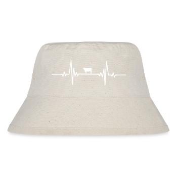 Heartbeat Farm Little Cow - Stanley/Stella Recycled Bucket Hat - natural - Front
