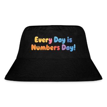 NUMBER DAY - Stanley/Stella Recycled Bucket Hat - black - Front