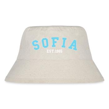 Sofia_Est_1965 - Stanley/Stella Recycled Bucket Hat - natural - Front