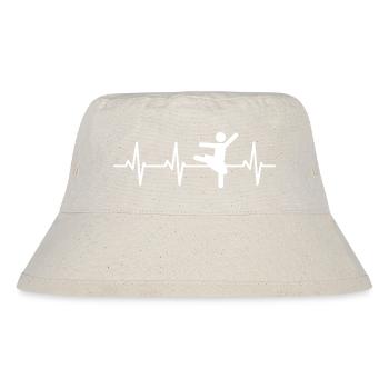 Ballet Dancer Cardiogram - Stanley/Stella Recycled Bucket Hat - natural - Front