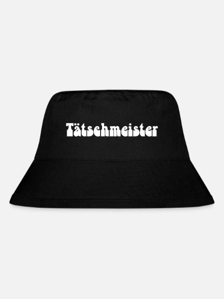 Tätschmeister oder Tätschmeischter gäu - Stanley/Stella recycelter Bucket Hat - Schwarz