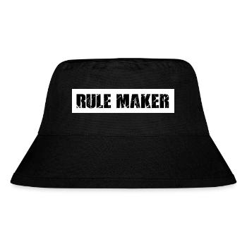 Rule maker - Stanley/Stella Recycled Bucket Hat - black - Front