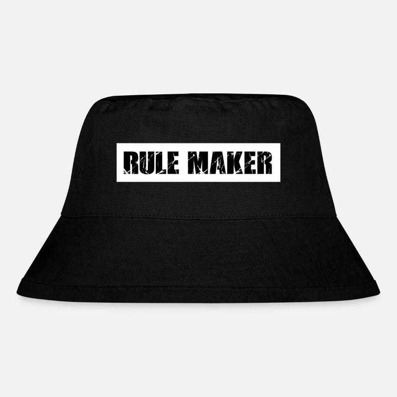 Rule maker - Stanley/Stella Recycled Bucket Hat - black