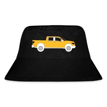 Pick-up Truck - Stanley/Stella Recycled Bucket Hat - black - Front