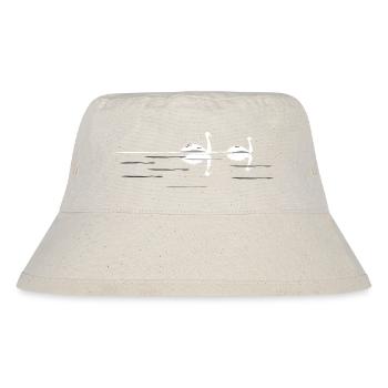 swans at night - Stanley/Stella Recycled Bucket Hat - natural - Front