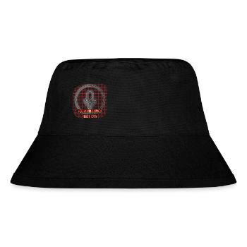 Verbraucher Hinweis | Harte Texte - Club WoW - Stanley/Stella recycelter Bucket Hat - Schwarz - Vorne