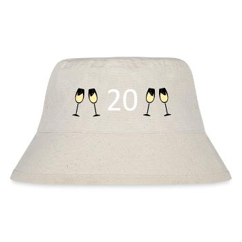 20. Geburtstag 20 Jahre Geburtstag - Stanley/Stella recycelter Bucket Hat - Naturweiß - Vorne