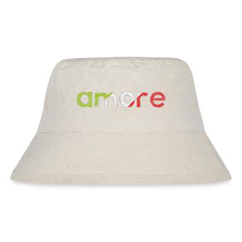 amore - Italia - Italy - Love - Liebe - Stanley/Stella Recycled Bucket Hat - natural - Front
