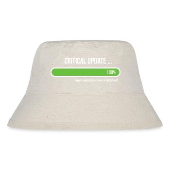 Wichtiges Update Neue Perspektive installiert - Stanley/Stella recycelter Bucket Hat - Naturweiß - Vorne