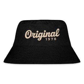 1978 Birthday Gift | Born in 1978 - Stanley/Stella Recycled Bucket Hat - black - Front