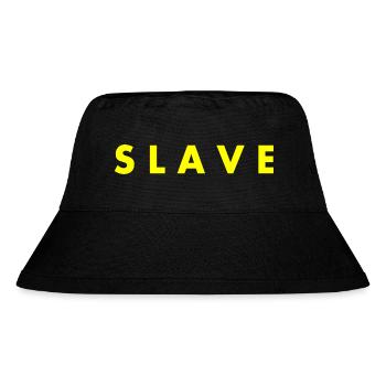 Slave - Stanley/Stella recycelter Bucket Hat - Schwarz - Vorne