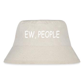 ew people - Stanley/Stella recycelter Bucket Hat - Naturweiß - Vorne