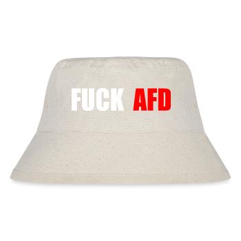 Fuck afd - Stanley/Stella Recycled Bucket Hat - natural - Front