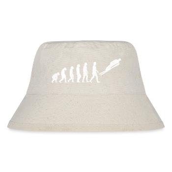 Skispringer Wintersport Skifliegen Skisprung Ski - Stanley/Stella recycelter Bucket Hat - Naturweiß - Vorne