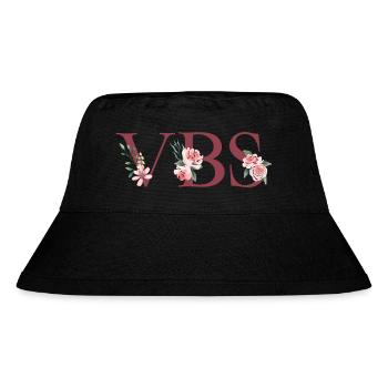 VBS Crew Teacher Student Summer Camp Vacation - Stanley/Stella Recycled Bucket Hat - black - Front