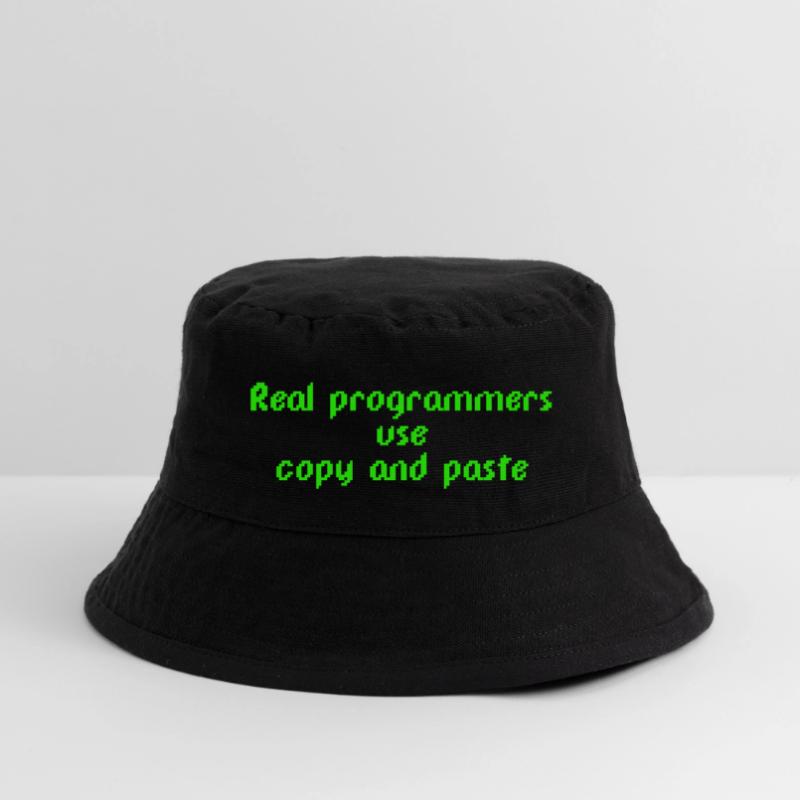 Real programmers use copy and paste Stanley/Stella recycelter Bucket Hat