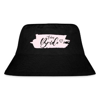 Bride -Team Bride! Personalisierbar - Stanley/Stella recycelter Bucket Hat - Schwarz - Vorne
