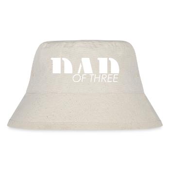 Dad of three childs - Papa - Bob recyclé Stanley/Stella - blanc naturel - Devant