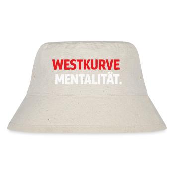 West Curve Mentality Shirt - Stanley/Stella Recycled Bucket Hat - natural - Front