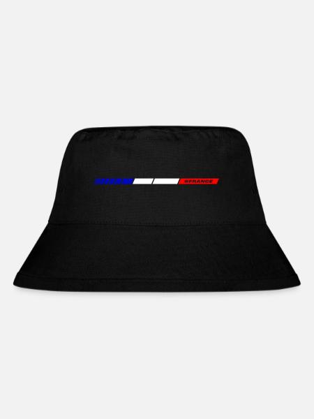 FRANCE - Stanley/Stella recycelter Bucket Hat - Schwarz