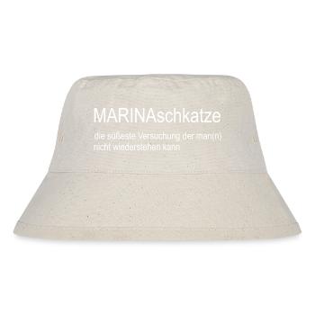 Top moderner T-Shirt Design Must have 2024 - Stanley/Stella recycelter Bucket Hat - Naturweiß - Vorne