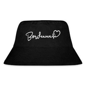Battements de cœur bordelais - Bob recyclé Stanley/Stella - noir - Devant