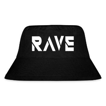 rave - Stanley/Stella Recycled Bucket Hat - black - Front