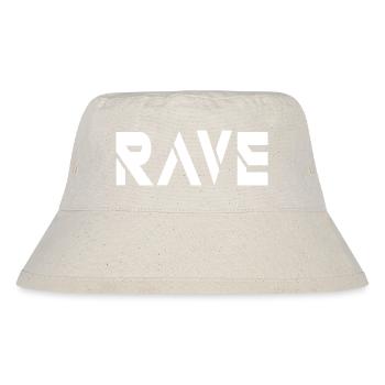 Rave - Stanley/Stella recycelter Bucket Hat - Naturweiß - Vorne
