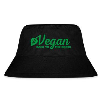 Végétalien - Bob recyclé Stanley/Stella - noir - Devant