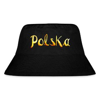 Polska, Polen - Stanley/Stella recycelter Bucket Hat - Schwarz - Vorne