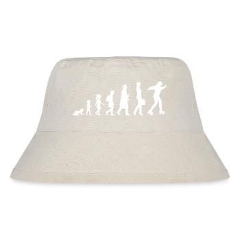 From girl to roller skater - Stanley/Stella Recycled Bucket Hat - natural - Front