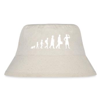 Ice Cream Evolution - Stanley/Stella Recycled Bucket Hat - natural - Front