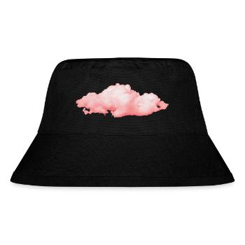 nuage moelleux rosé - Bob recyclé Stanley/Stella - noir - Devant