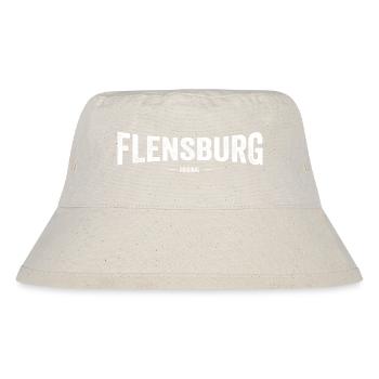Flensburg Original - Stanley/Stella recycelter Bucket Hat - Naturweiß - Vorne