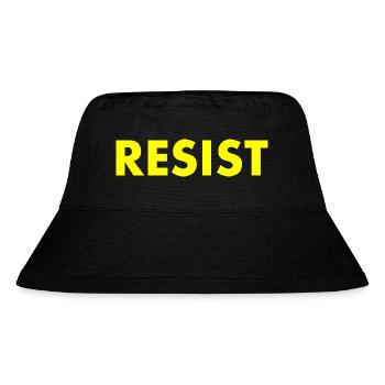 Resist - Stanley/Stella Recycled Bucket Hat - black - Front