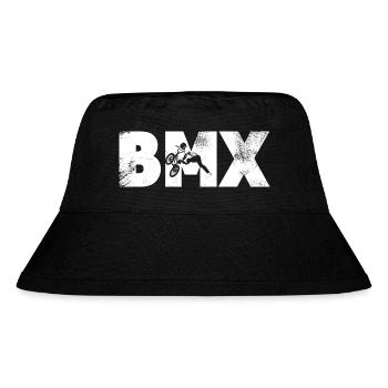BMX - Stanley/Stella recycelter Bucket Hat - Schwarz - Vorne