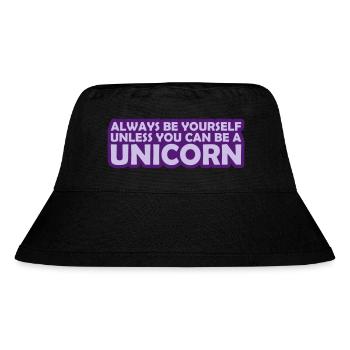 soyez vous-même licorne citation - Bob recyclé Stanley/Stella - noir - Devant