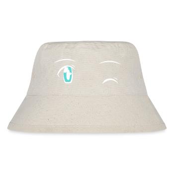 Otakumotive, manga augen - Stanley/Stella recycelter Bucket Hat - Naturweiß - Vorne