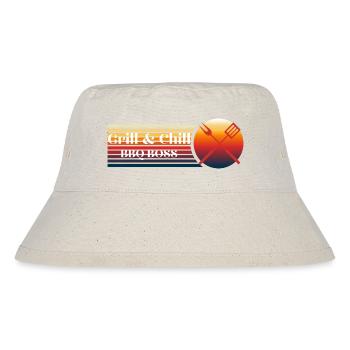 Grill and Chill BBQ Boss - Stanley/Stella Recycled Bucket Hat - natural - Front